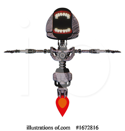 Royalty-Free (RF) Robot Clipart Illustration by Leo Blanchette - Stock Sample #1672816