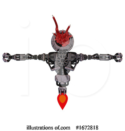 Royalty-Free (RF) Robot Clipart Illustration by Leo Blanchette - Stock Sample #1672818