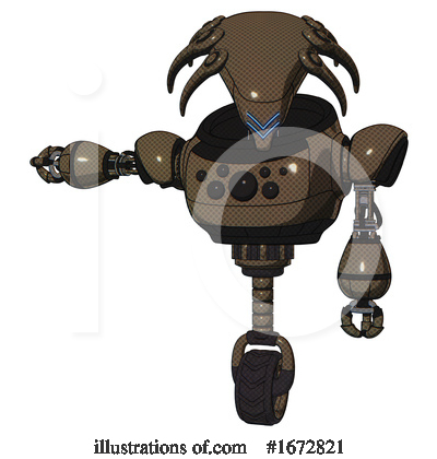 Royalty-Free (RF) Robot Clipart Illustration by Leo Blanchette - Stock Sample #1672821