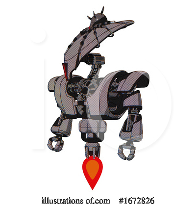 Royalty-Free (RF) Robot Clipart Illustration by Leo Blanchette - Stock Sample #1672826
