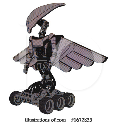 Royalty-Free (RF) Robot Clipart Illustration by Leo Blanchette - Stock Sample #1672835