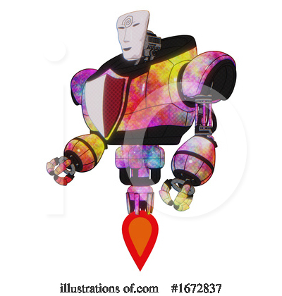 Royalty-Free (RF) Robot Clipart Illustration by Leo Blanchette - Stock Sample #1672837