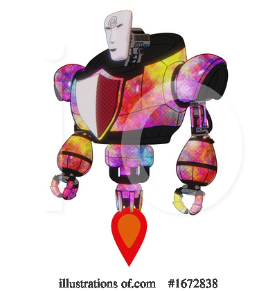 Royalty-Free (RF) Robot Clipart Illustration by Leo Blanchette - Stock Sample #1672838