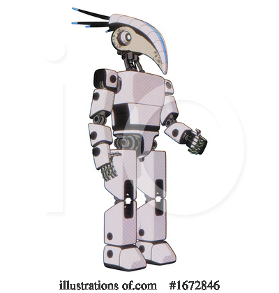 Royalty-Free (RF) Robot Clipart Illustration by Leo Blanchette - Stock Sample #1672846