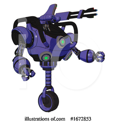 Royalty-Free (RF) Robot Clipart Illustration by Leo Blanchette - Stock Sample #1672853