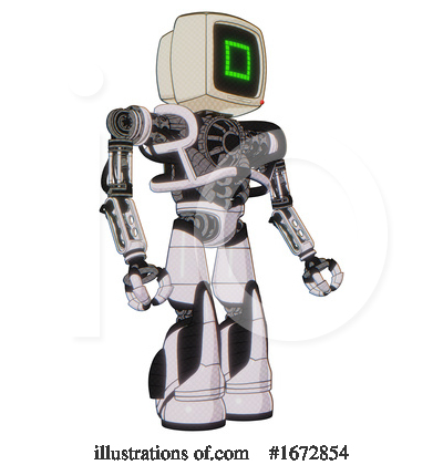 Royalty-Free (RF) Robot Clipart Illustration by Leo Blanchette - Stock Sample #1672854