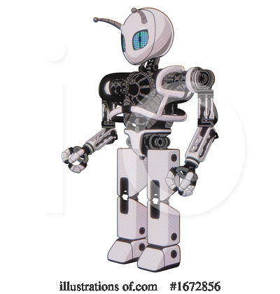 Royalty-Free (RF) Robot Clipart Illustration by Leo Blanchette - Stock Sample #1672856
