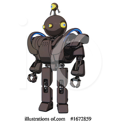 Royalty-Free (RF) Robot Clipart Illustration by Leo Blanchette - Stock Sample #1672859
