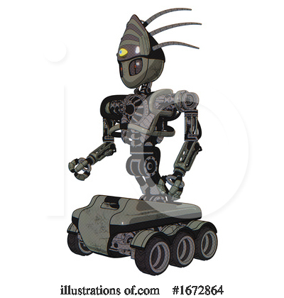 Royalty-Free (RF) Robot Clipart Illustration by Leo Blanchette - Stock Sample #1672864