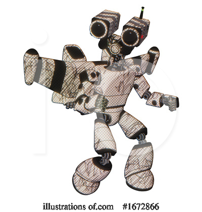 Royalty-Free (RF) Robot Clipart Illustration by Leo Blanchette - Stock Sample #1672866
