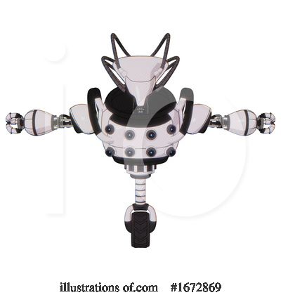 Royalty-Free (RF) Robot Clipart Illustration by Leo Blanchette - Stock Sample #1672869