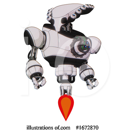 Royalty-Free (RF) Robot Clipart Illustration by Leo Blanchette - Stock Sample #1672870