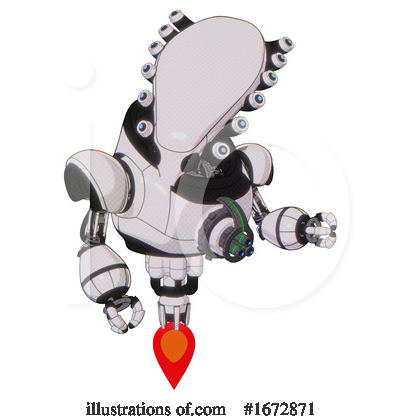 Royalty-Free (RF) Robot Clipart Illustration by Leo Blanchette - Stock Sample #1672871