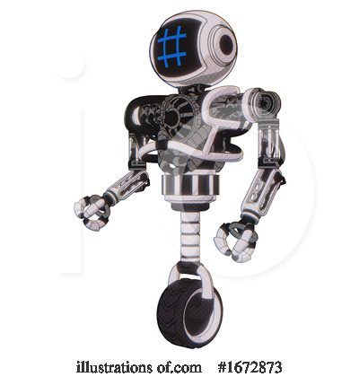 Royalty-Free (RF) Robot Clipart Illustration by Leo Blanchette - Stock Sample #1672873