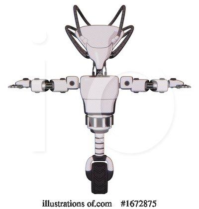 Royalty-Free (RF) Robot Clipart Illustration by Leo Blanchette - Stock Sample #1672875