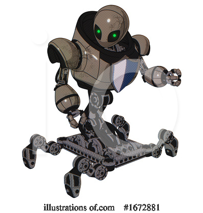 Royalty-Free (RF) Robot Clipart Illustration by Leo Blanchette - Stock Sample #1672881