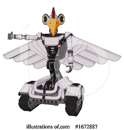 Royalty-Free (RF) Robot Clipart Illustration by Leo Blanchette - Stock Sample #1672887