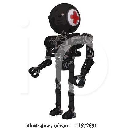 Royalty-Free (RF) Robot Clipart Illustration by Leo Blanchette - Stock Sample #1672891