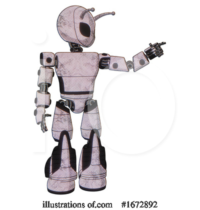 Royalty-Free (RF) Robot Clipart Illustration by Leo Blanchette - Stock Sample #1672892