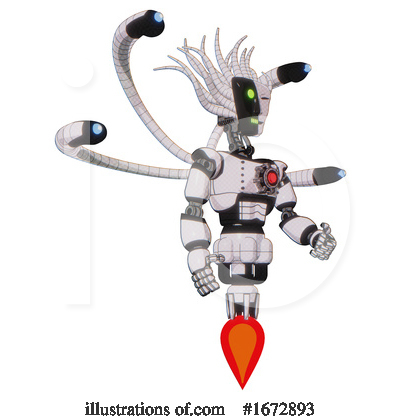 Royalty-Free (RF) Robot Clipart Illustration by Leo Blanchette - Stock Sample #1672893