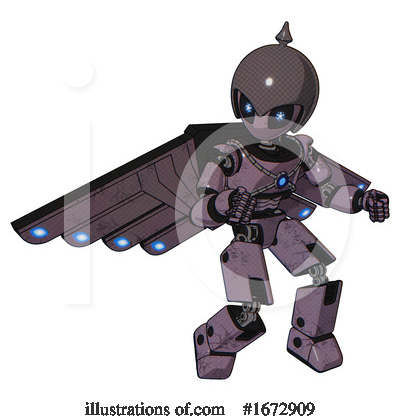 Royalty-Free (RF) Robot Clipart Illustration by Leo Blanchette - Stock Sample #1672909