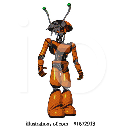 Royalty-Free (RF) Robot Clipart Illustration by Leo Blanchette - Stock Sample #1672913