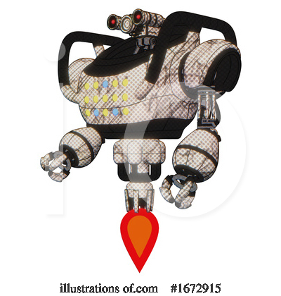 Royalty-Free (RF) Robot Clipart Illustration by Leo Blanchette - Stock Sample #1672915