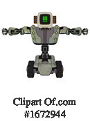 Robot Clipart #1672944 by Leo Blanchette