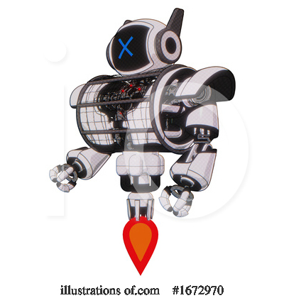 Royalty-Free (RF) Robot Clipart Illustration by Leo Blanchette - Stock Sample #1672970