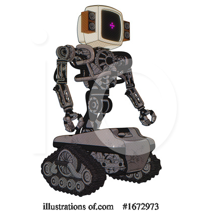 Royalty-Free (RF) Robot Clipart Illustration by Leo Blanchette - Stock Sample #1672973