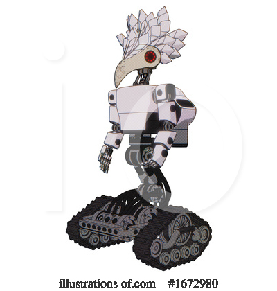 Royalty-Free (RF) Robot Clipart Illustration by Leo Blanchette - Stock Sample #1672980