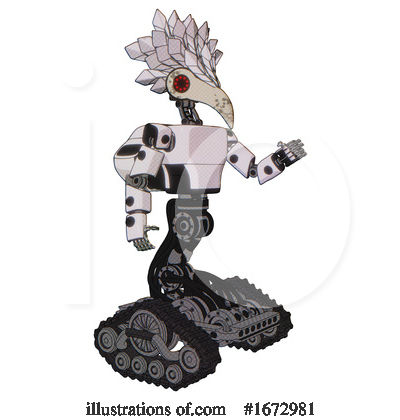 Royalty-Free (RF) Robot Clipart Illustration by Leo Blanchette - Stock Sample #1672981