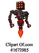 Robot Clipart #1672985 by Leo Blanchette