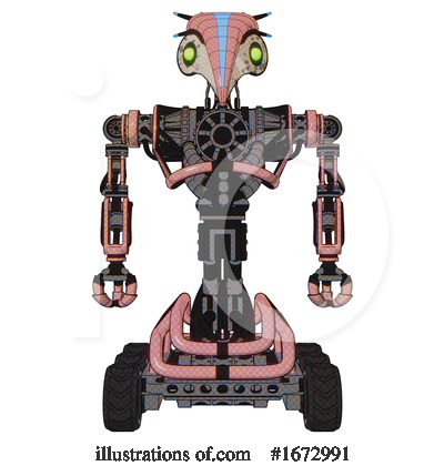 Royalty-Free (RF) Robot Clipart Illustration by Leo Blanchette - Stock Sample #1672991