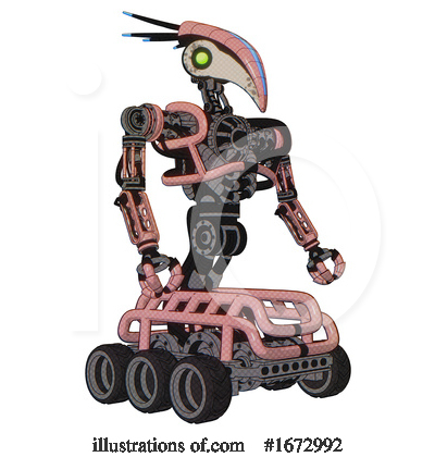 Royalty-Free (RF) Robot Clipart Illustration by Leo Blanchette - Stock Sample #1672992