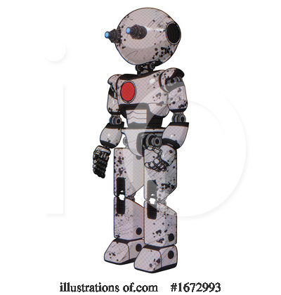 Royalty-Free (RF) Robot Clipart Illustration by Leo Blanchette - Stock Sample #1672993