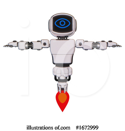 Royalty-Free (RF) Robot Clipart Illustration by Leo Blanchette - Stock Sample #1672999