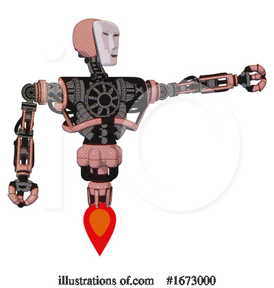 Royalty-Free (RF) Robot Clipart Illustration by Leo Blanchette - Stock Sample #1673000