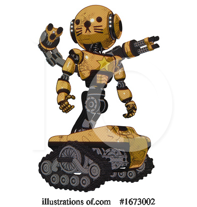Royalty-Free (RF) Robot Clipart Illustration by Leo Blanchette - Stock Sample #1673002