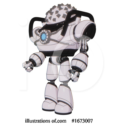 Royalty-Free (RF) Robot Clipart Illustration by Leo Blanchette - Stock Sample #1673007