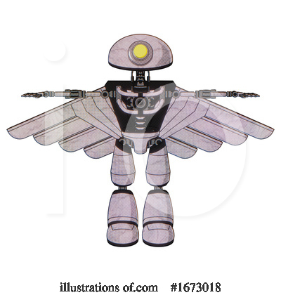 Royalty-Free (RF) Robot Clipart Illustration by Leo Blanchette - Stock Sample #1673018