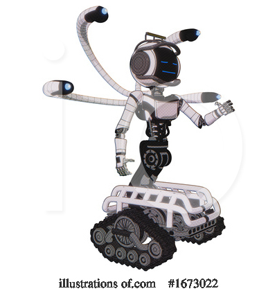 Royalty-Free (RF) Robot Clipart Illustration by Leo Blanchette - Stock Sample #1673022