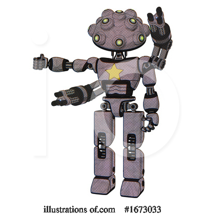 Royalty-Free (RF) Robot Clipart Illustration by Leo Blanchette - Stock Sample #1673033