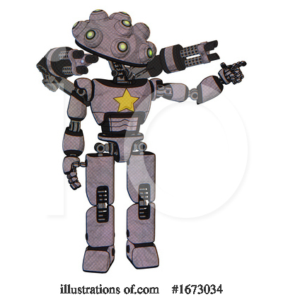 Royalty-Free (RF) Robot Clipart Illustration by Leo Blanchette - Stock Sample #1673034