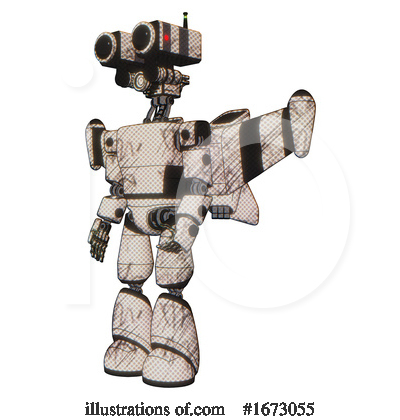Royalty-Free (RF) Robot Clipart Illustration by Leo Blanchette - Stock Sample #1673055