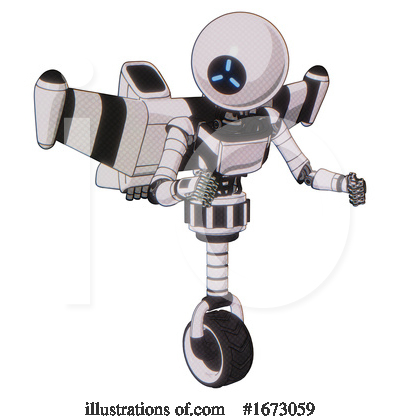 Royalty-Free (RF) Robot Clipart Illustration by Leo Blanchette - Stock Sample #1673059