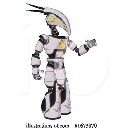 Royalty-Free (RF) Robot Clipart Illustration by Leo Blanchette - Stock Sample #1673070