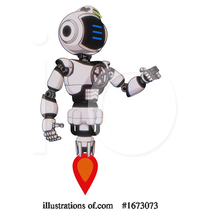 Royalty-Free (RF) Robot Clipart Illustration by Leo Blanchette - Stock Sample #1673073
