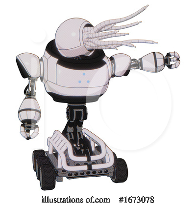 Royalty-Free (RF) Robot Clipart Illustration by Leo Blanchette - Stock Sample #1673078