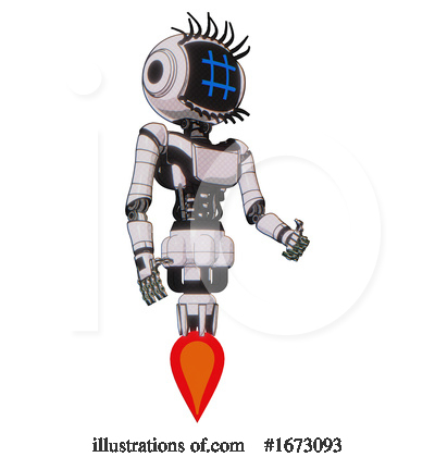 Royalty-Free (RF) Robot Clipart Illustration by Leo Blanchette - Stock Sample #1673093